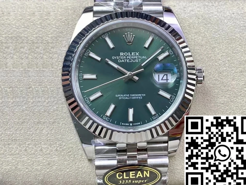 Rolex M126334-0027 Clean Dial Green Mint Factory Datejust 0601